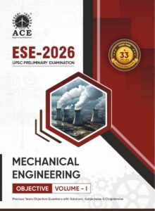 ESE 2026 Mechanical Engineering Previous objective Questions with Solutions, Subject-wise & Chapter-wise (1992 - 2025) Volume 1
